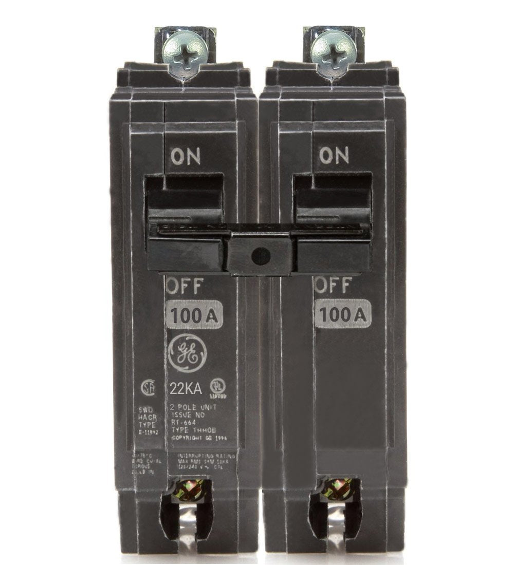 GE ABB - THHQB  - Breaker - 100 amp - 2 pole - 22K - THHQB21100