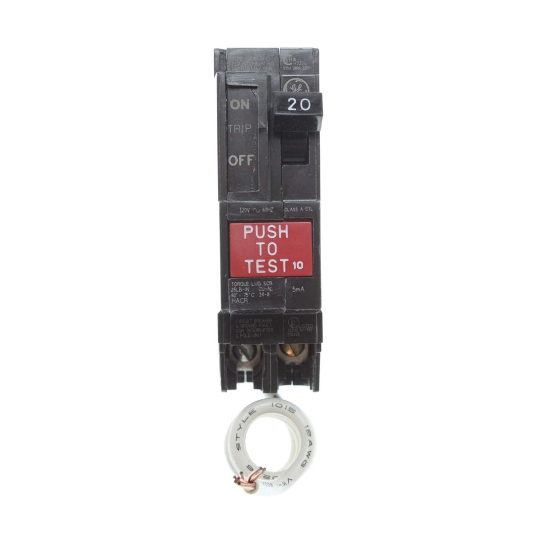 GE ABB - THQB - Circuit Breaker, 20 Amp, 1 Pole, 120 V - THQB1120GF