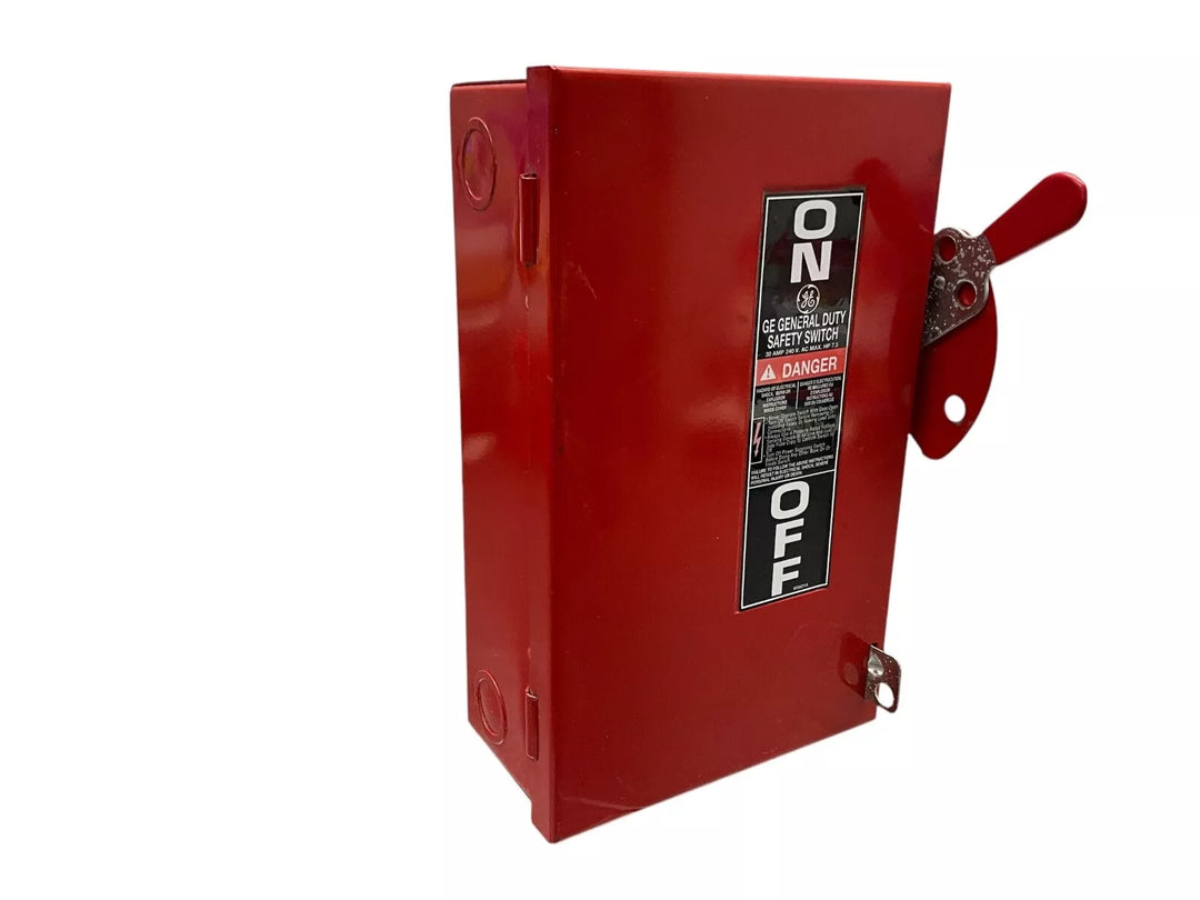 GE ABB - General Duty Fusible Safety Switch, 2 Pole, 240V AC - TG3221-VRED